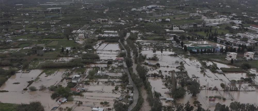 Μετρά τις πληγές της η Κρήτη μετά τη θεομηνία