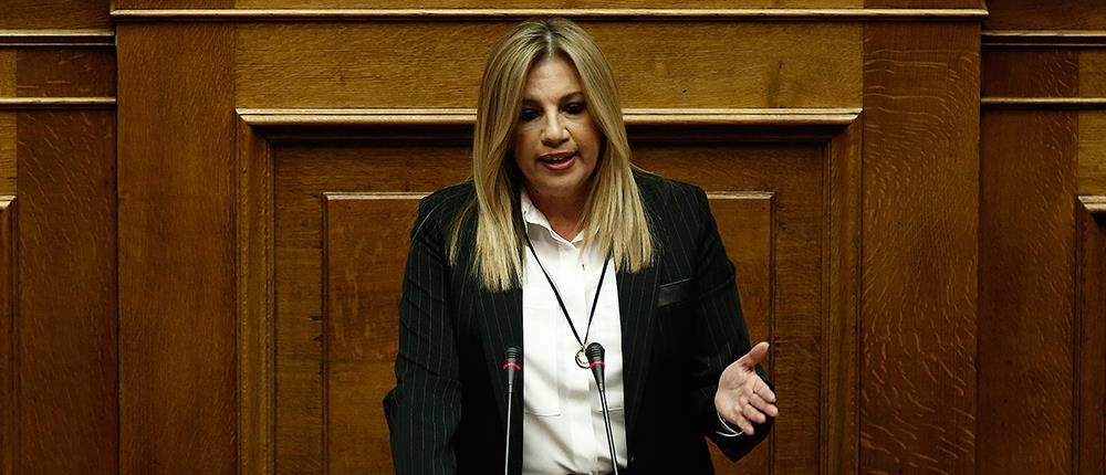 Γεννηματά σε Τσίπρα: είναι αργά για δάκρυα, Αλέξη