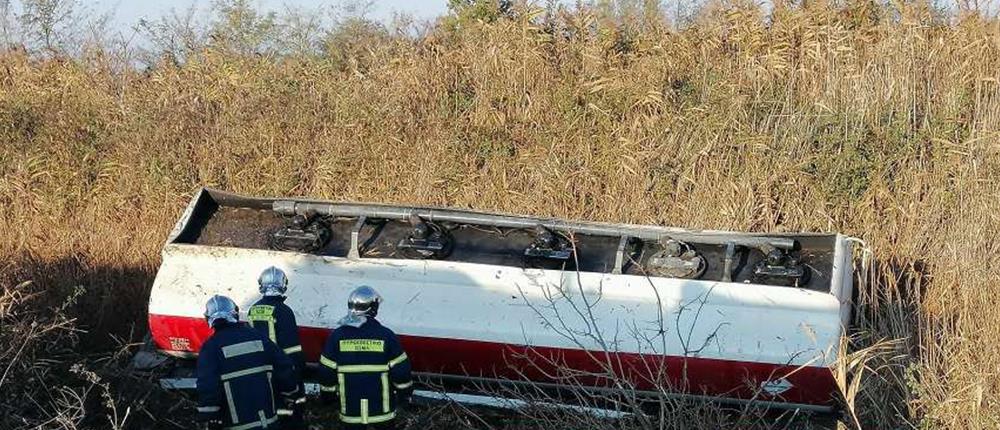 Δεξαμενή έφυγε από βυτιοφόρο και.... κυλούσε μόνη της στον δρόμο! (εικόνες)