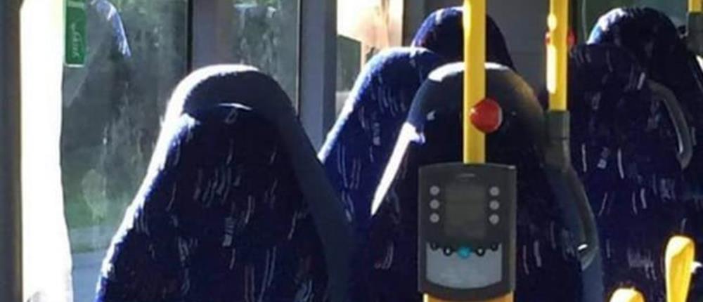 Ρατσιστές μπερδεύουν άδειες θέσεις λεωφορείου με γυναίκες με μπούρκα (φωτο)