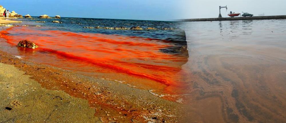 Κόκκινος ο Θερμαϊκός και η παραλία της Ξάνθης (φωτο)