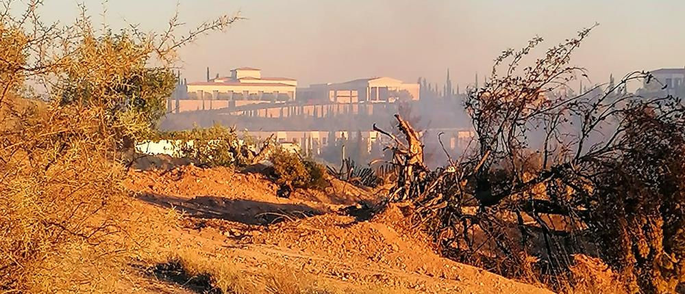 Φωτιά στο Κρανίδι: Στη μάχη και τα εναέρια μέσα (εικόνες)