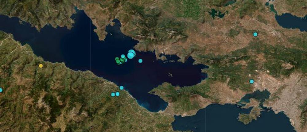 Σεισμός στον Κορινθιακό: 14 δονήσεις σε 12 ώρες