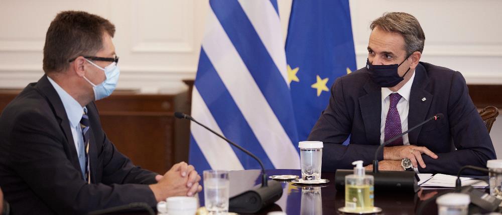 Μητσοτάκης προς Λέναρτσιτς: Να γίνει η βόρεια Εύβοια καλύτερη από ό,τι ήταν πριν