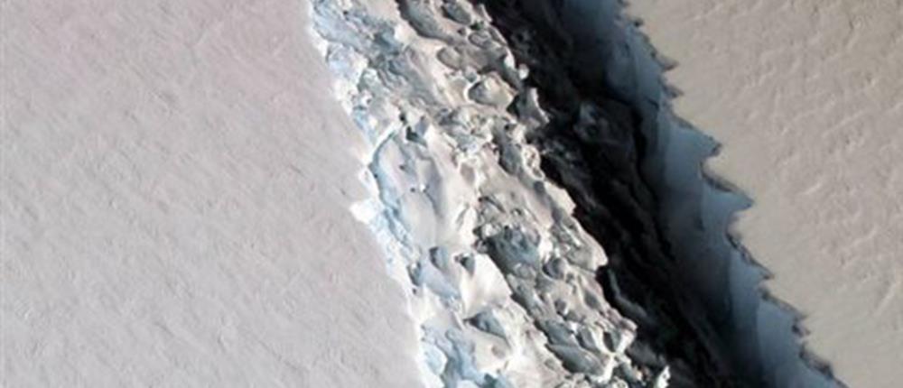 Γιγαντιαία ρωγμή στην άκρη της Ανταρκτικής