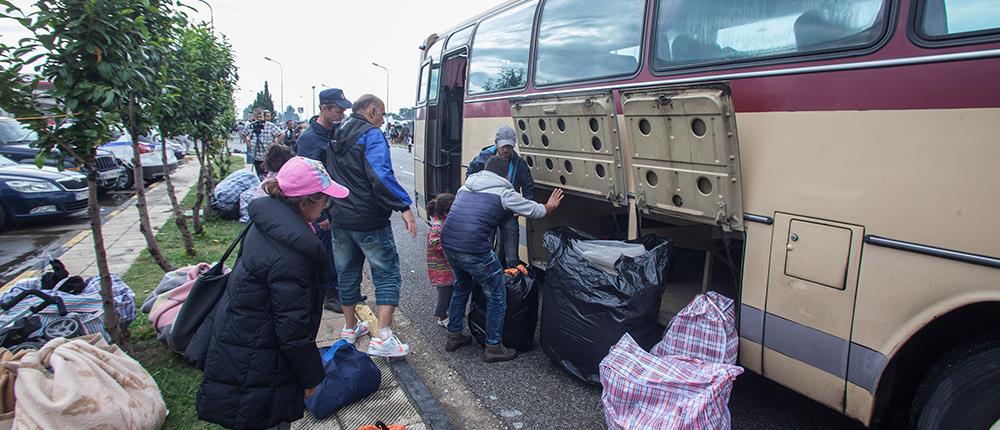 Εκκενώθηκαν οι άτυποι καταυλισμοί προσφύγων κοντά στην Ειδομένη