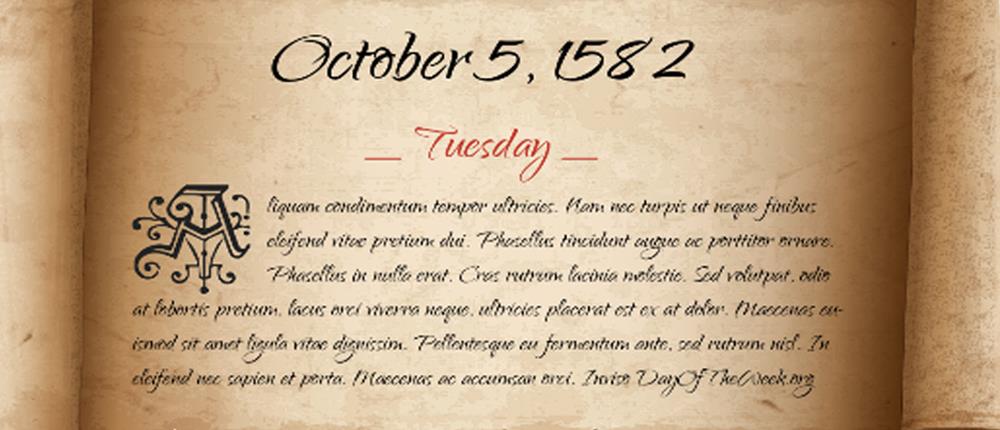 Μέρα – “φάντασμα” η 5η Οκτωβρίου – Τι συνέβη το 1582
