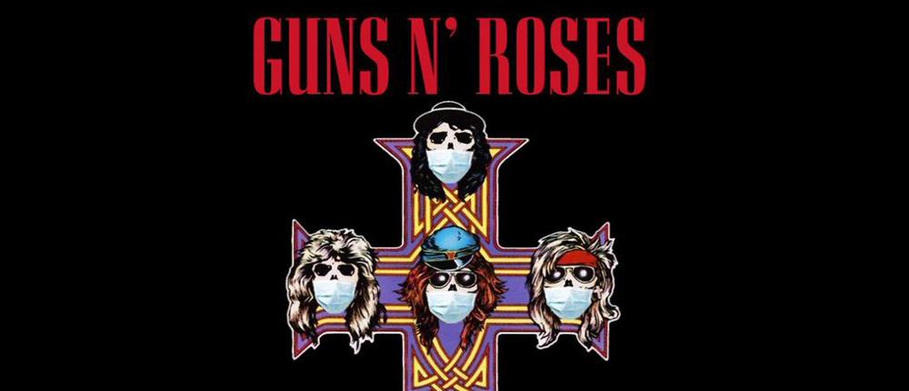 Οι Guns N' Roses και η αφίσα με τις μάσκες (εικόνες)