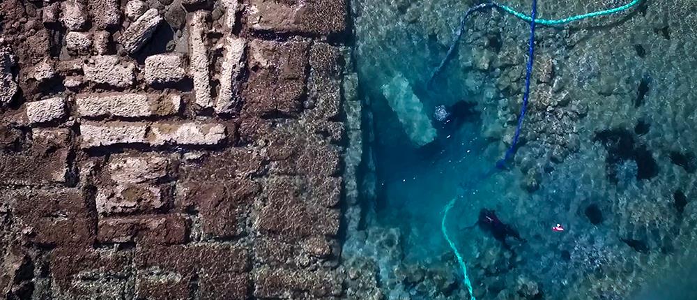 Εντυπωσιακές εικόνες από το αρχαίο λιμάνι στο Λέχαιο (φωτο)