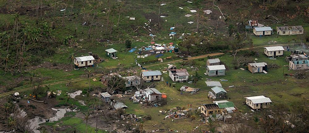 Τραγικός ο απολογισμός του κυκλώνα που έπληξε τα νησιά Φίτζι