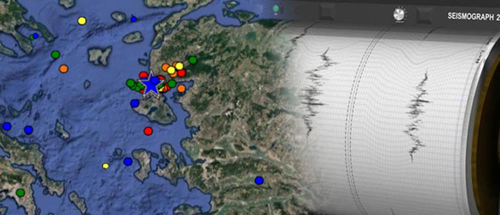 Νέες σεισμικές δονήσεις πάνω από 4 Ρίχτερ στη Λέσβο