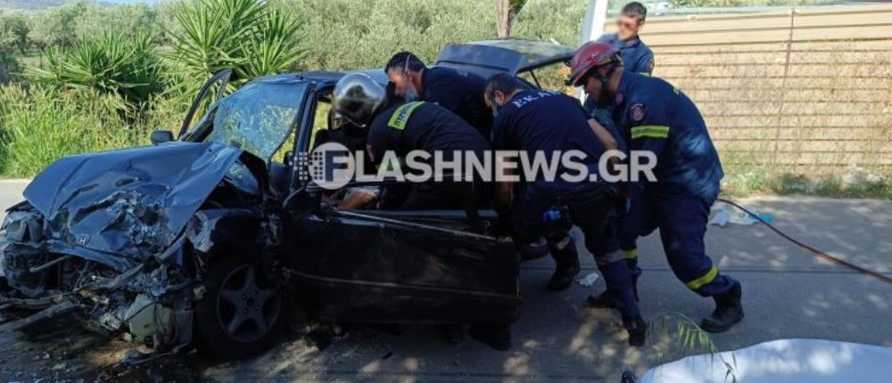 Χανιά: Τροχαίο με εγκλωβισμό - Στο νοσοκομείο δύο τραυματίες (εικόνες)