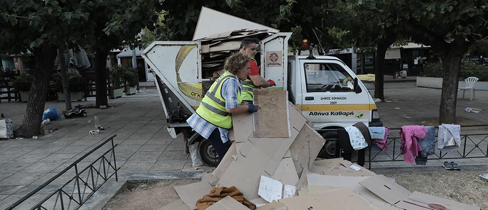 ΕΛΑΣ: επιχείρηση “σκούπα” στην πλατεία Βικτωρίας