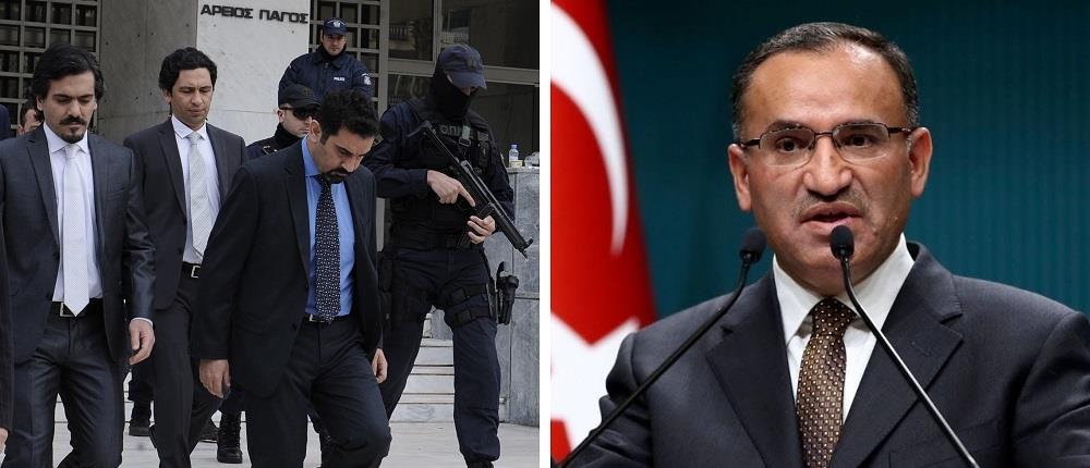 Απειλεί ο Μποζντάγ: τους 8 στρατιωτικούς θα τους φέρουμε “πακέτο” στην Τουρκία