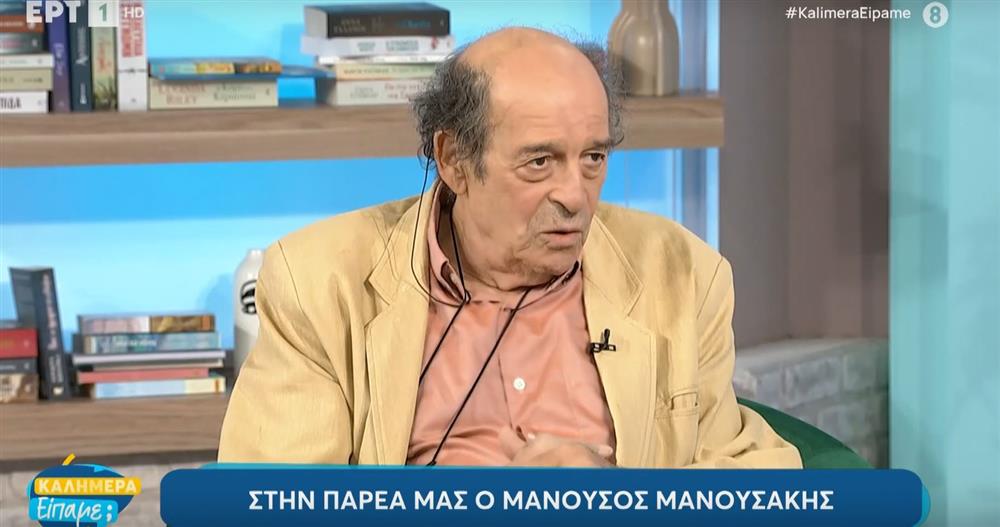 Μανούσος Μανουσάκης: Η τελευταία του τηλεοπτική συνέντευξη έναν μήνα πριν τον θάνατό του
