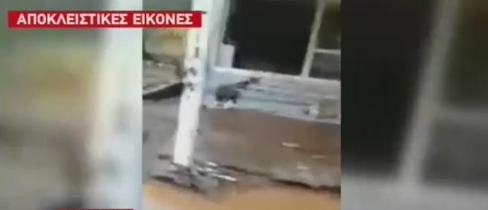 Αποκλειστικό ΑΝΤ1: “Πλιάτσικο” μετά την καταστροφή στην Μάνδρα (βίντεο)