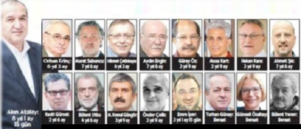 Αντιδράσεις για την καταδίκη δημοσιογράφων στην Τουρκία