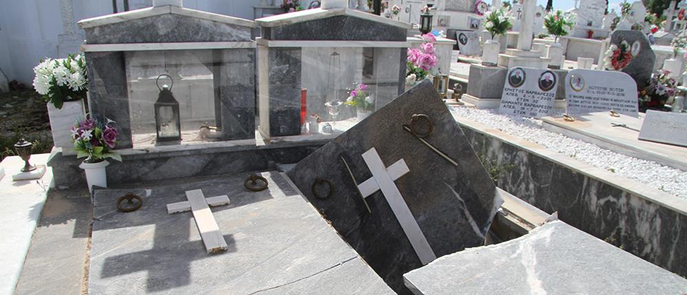 Σεισμός στην Ηλεία: άνοιξαν οι τάφοι στην Ανδραβίδα (εικόνες)