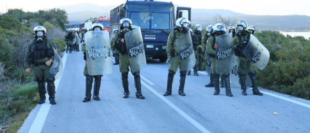 Αποχώρηση των ΜΑΤ από Λέσβο και Χίο