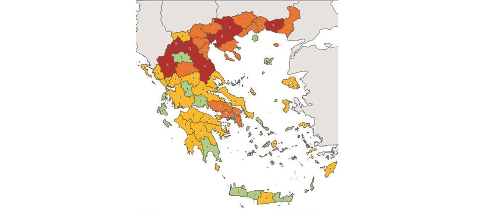 Πώς διαμορφώνεται ο Υγειονομικός Χάρτης μετά τα νέα lockdown