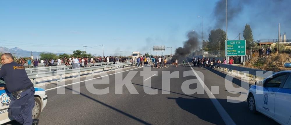 Επεισόδια για τη δολοφονία Ρομά: κλειστή η Εθνική Κορίνθου – Πατρών