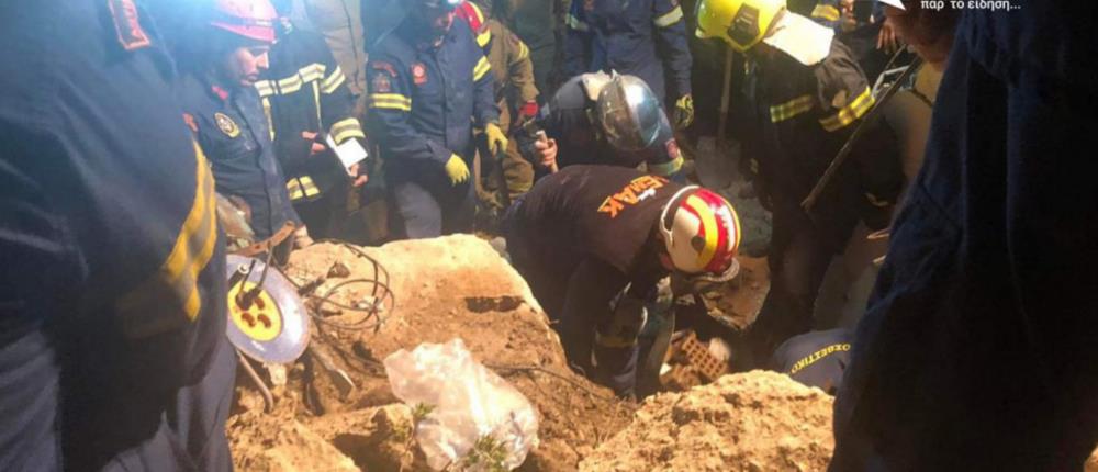 Αγία Φωτιά: Φονική πτώση βράχου σε ενοικιαζόμενα δωμάτια (εικόνες)