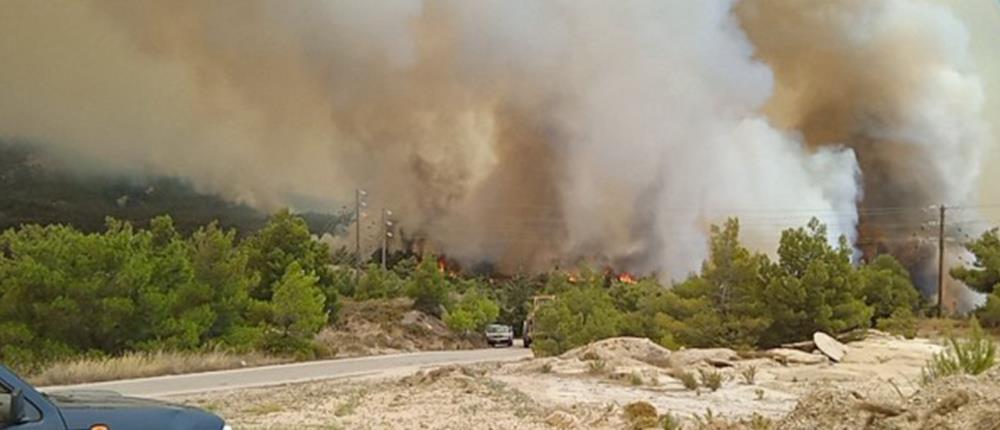 Φωτιές - Αττική, Ρόδος, Λουτράκι, Λακωνία: εστίες και αναζωπυρώσεις (εικόνες)