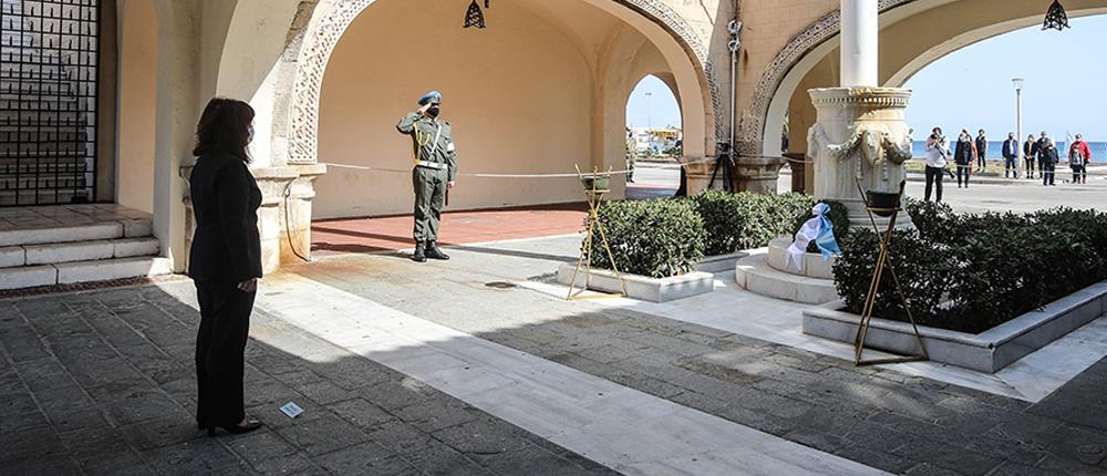 Σακελλαροπούλου: μεγάλη ημέρα μνήμης και συγκίνησης η σημερινή