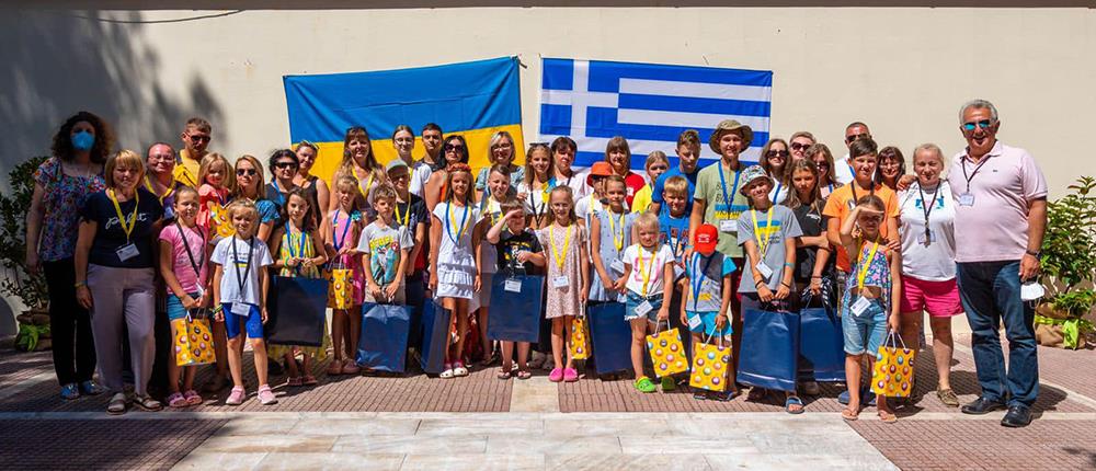 Παιδιά από την Ουκρανία στις κατασκηνώσεις του Δήμου Αθηναίων (εικόνες)