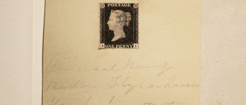 Σε δημοπρασία η πρώτη επιστολή που στάλθηκε με γραμματόσημο