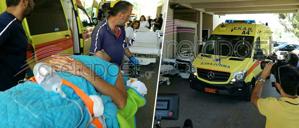 Στο Νοσοκομείο Ηρακλείου σοβαρά τραυματίες από τον σεισμό στην Κω