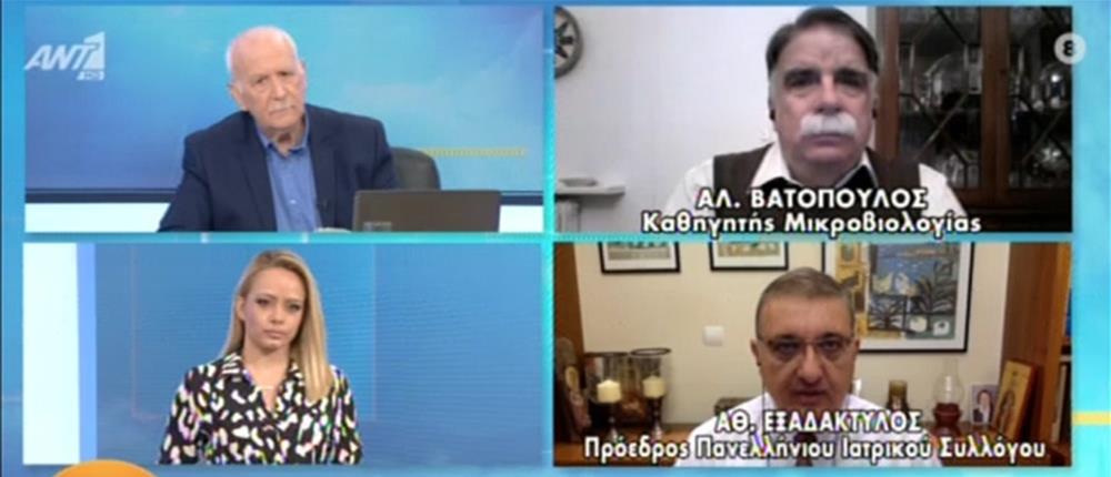 Κορονοϊός - Εξαδάκτυλος στον ΑΝΤ1: Πρόβλημα οι ανεμβολίαστοι άνω των 50 ετών (βίντεο)