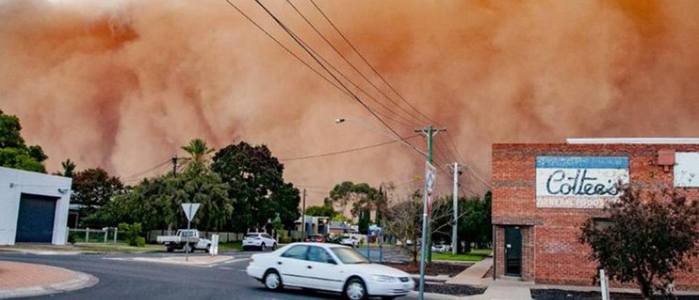 Τεράστια αμμοθύελλα “κατάπιε” πόλη στην Αυστραλία (βίντεο)