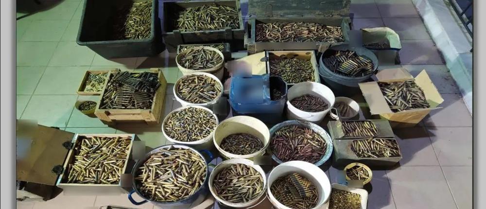 Φλώρινα: Δεκάδες όπλα, χιλιάδες σφαίρες και χειροβομβίδες σε σπίτι ζευγαριού (εικόνες)