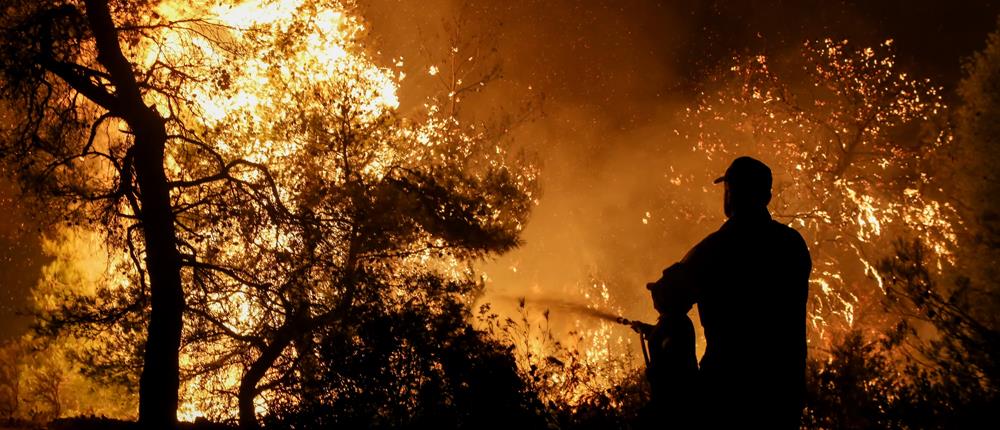 Φωτιά ξέσπασε στον Μαραθώνα