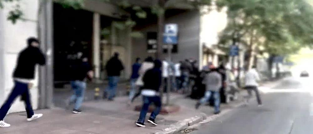Βίντεο ντοκουμέντο από την επίθεση του Ρουβίκωνα στην γαλλική πρεσβεία
