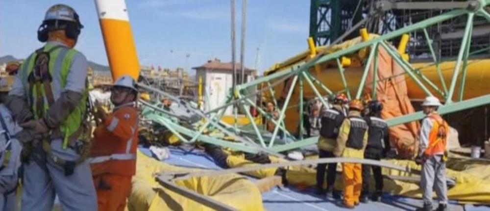 Πολύνεκρο δυστύχημα σε ναυπηγείο της Νοτίου Κορέας (βίντεο)