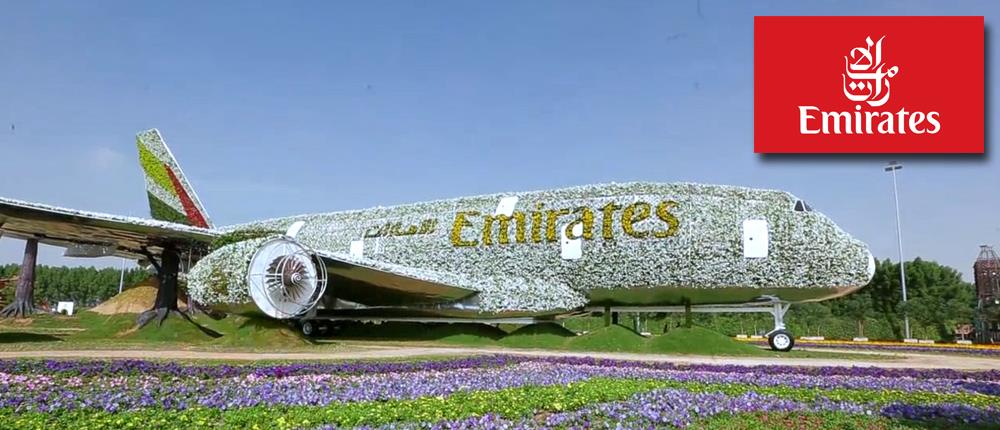 Αεροσκάφος της Emirates “ανθίζει” στο Dubai Miracle Garden (φωτό + βίντεο)
