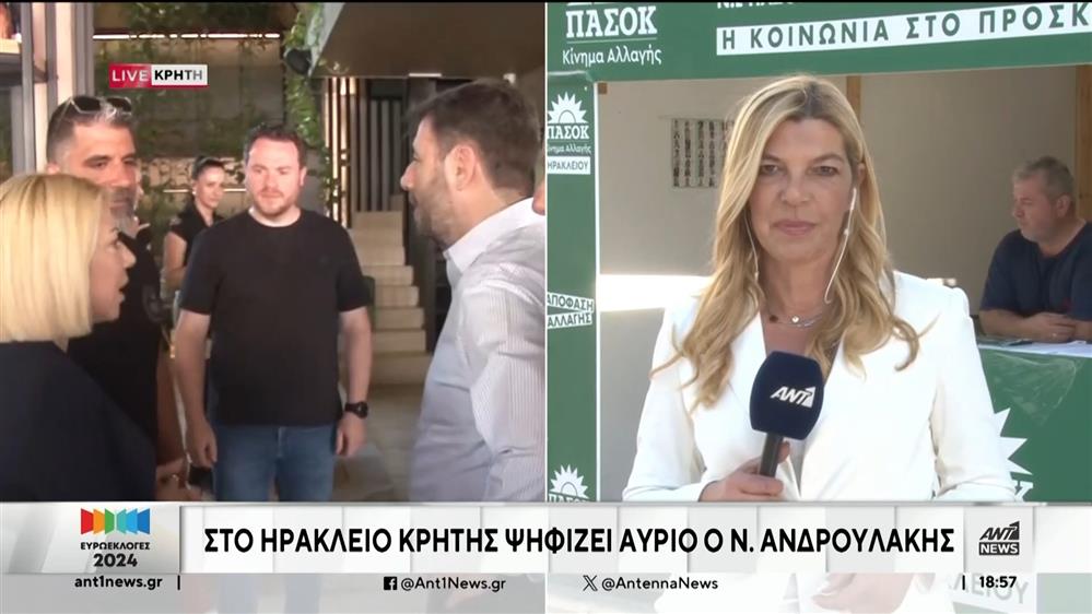 Στην Κρήτη βρίσκεται ο Νίκος Ανδρουλάκης   
