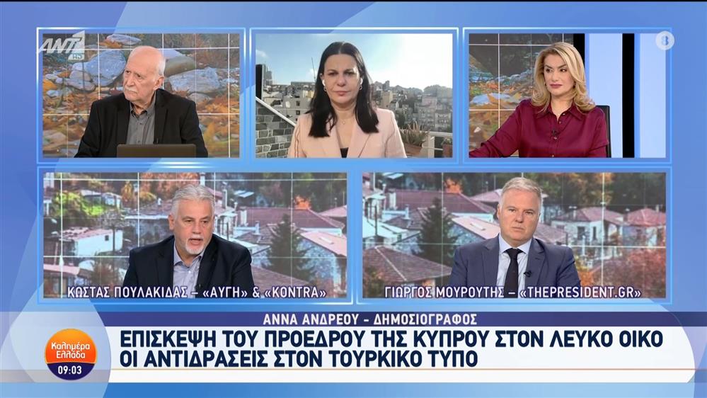 Επίσκεψη του προέδρου της Κύπρου στον Λευκό Οίκο - Καλημέρα Ελλάδα - 29/10/2024
