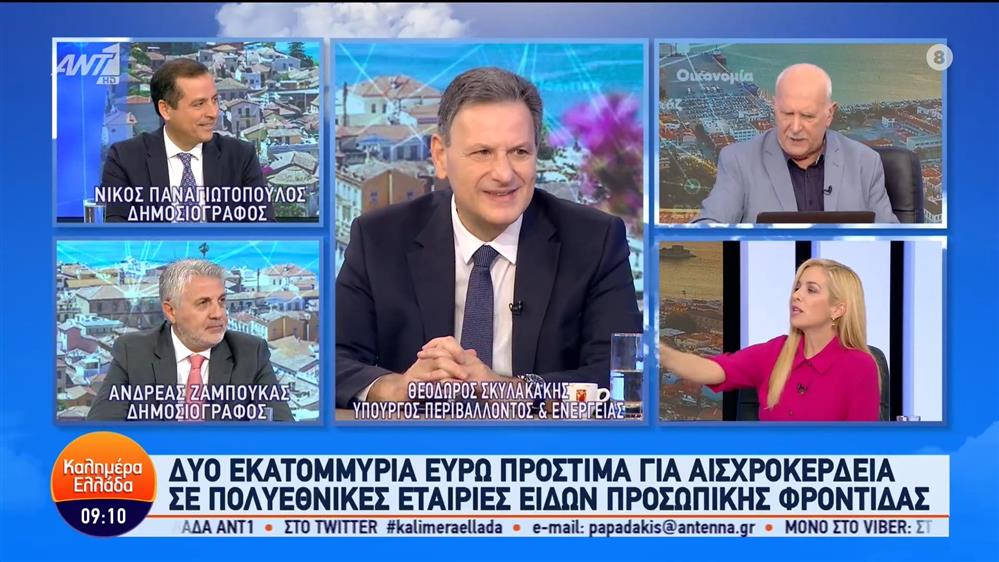 Θεόδωρος Σκυλακάκης - Υπουργός Περιβάλλοντος & Ενέργειας - Καλημέρα Ελλάδα - 03/11/2023