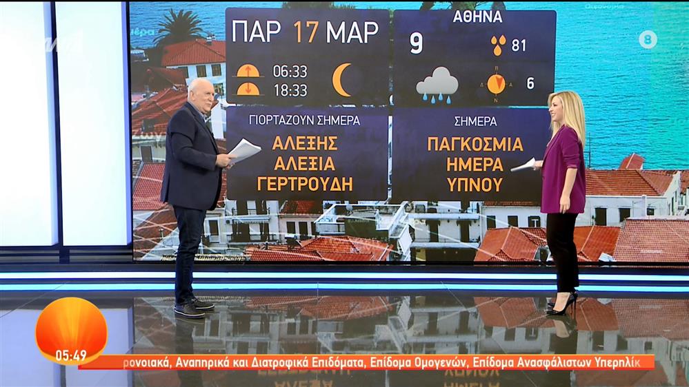 ΚΑΛΗΜΕΡΑ ΕΛΛΑΔΑ - 17/03/2023