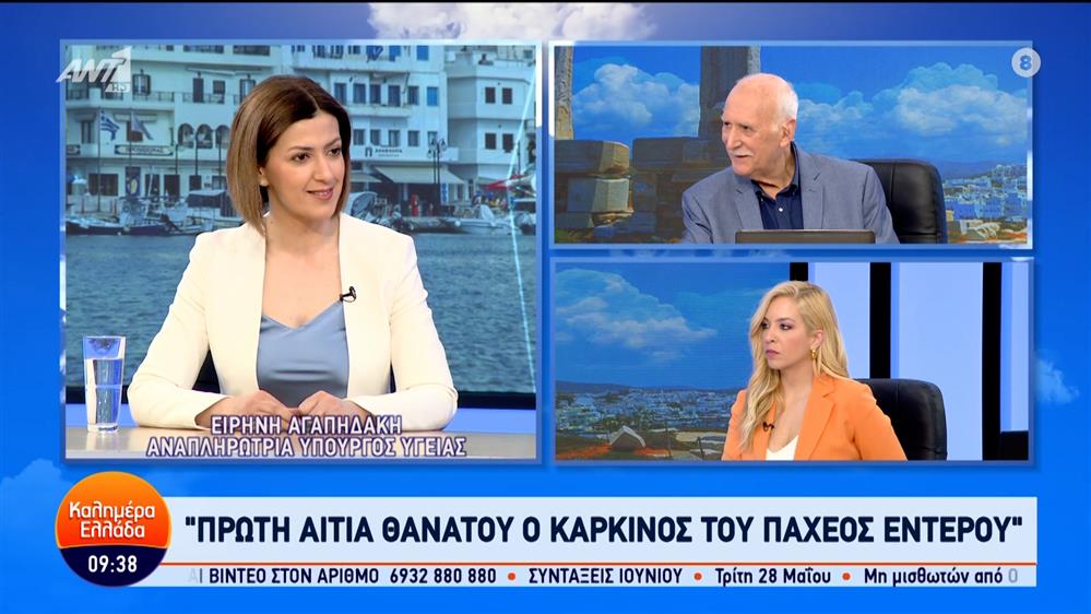 Η Ειρήνη Αγαπηδάκη, Αναπληρώτρια Υπουργός Υγείας, στο Καλημέρα Ελλάδα – 23/05/2024