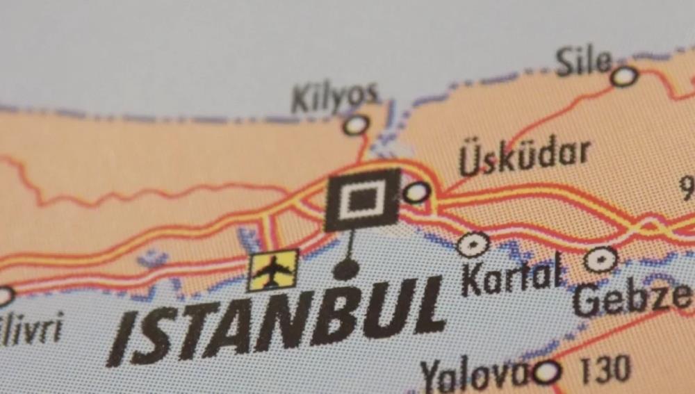 Σεισμός Κωνσταντινούπολη - Χάρτης