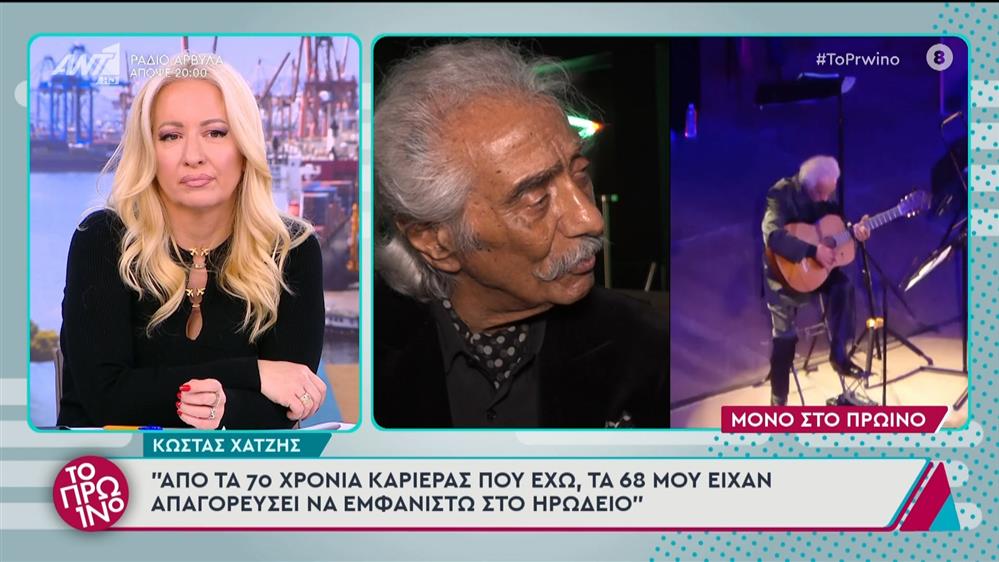 Ο Κώστας Χατζής στο Πρωινό - 20/11/2024
