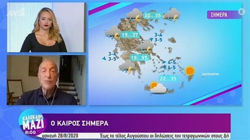 ΚΑΙΡΟΣ – ΚΑΛΟΚΑΙΡΙ ΜΑΖΙ - 25/08/2020