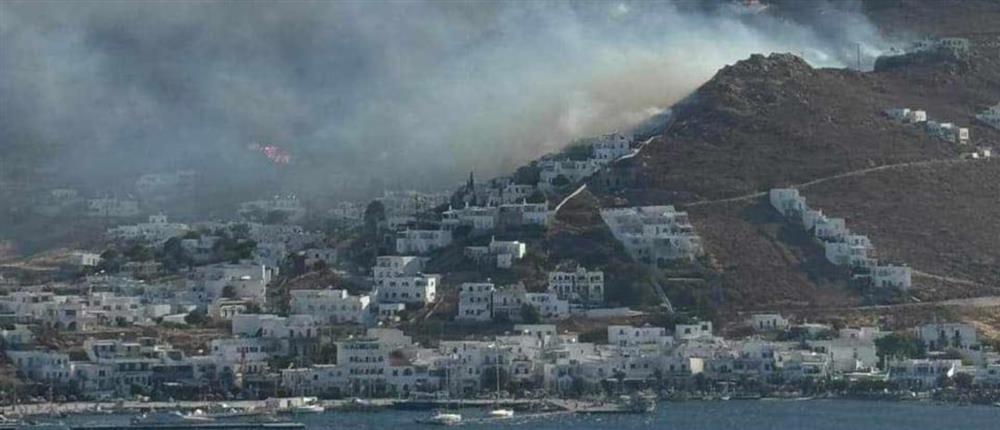Φωτιά στη Σέριφο: Υπό έλεγχο η καταστροφική πυρκαγιά