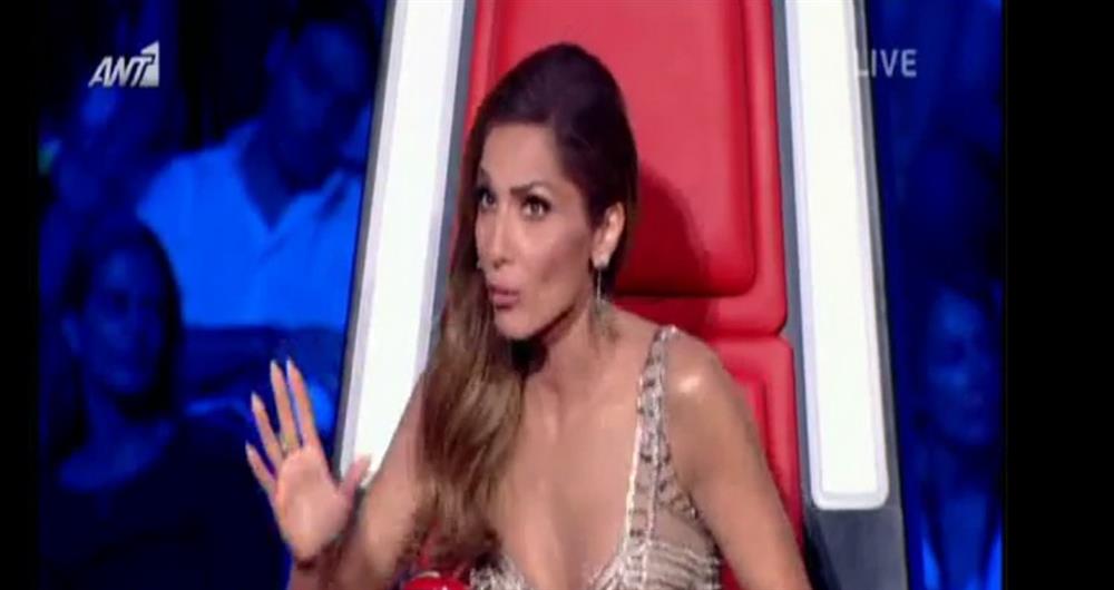 Δέσποινα Βανδή: Η... σπόντα στη Μαρία Έλενα Κυριάκου στον τελικό του "The Voice" - VIDEO