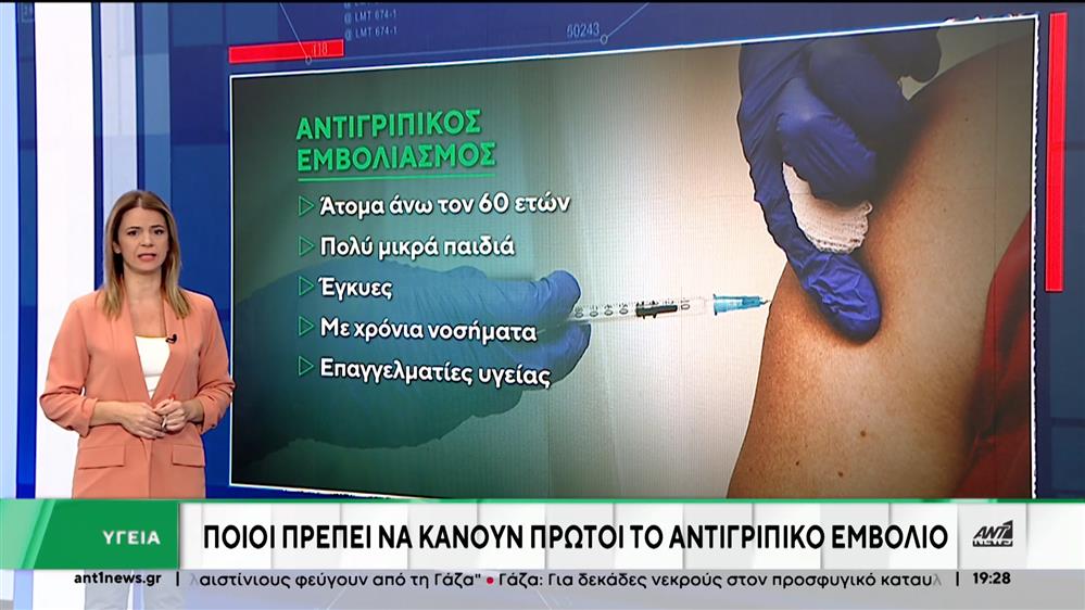 Αντιγριπικός εμβολιασμός χωρίς συνταγή για τα συμβατικά εμβόλια 
