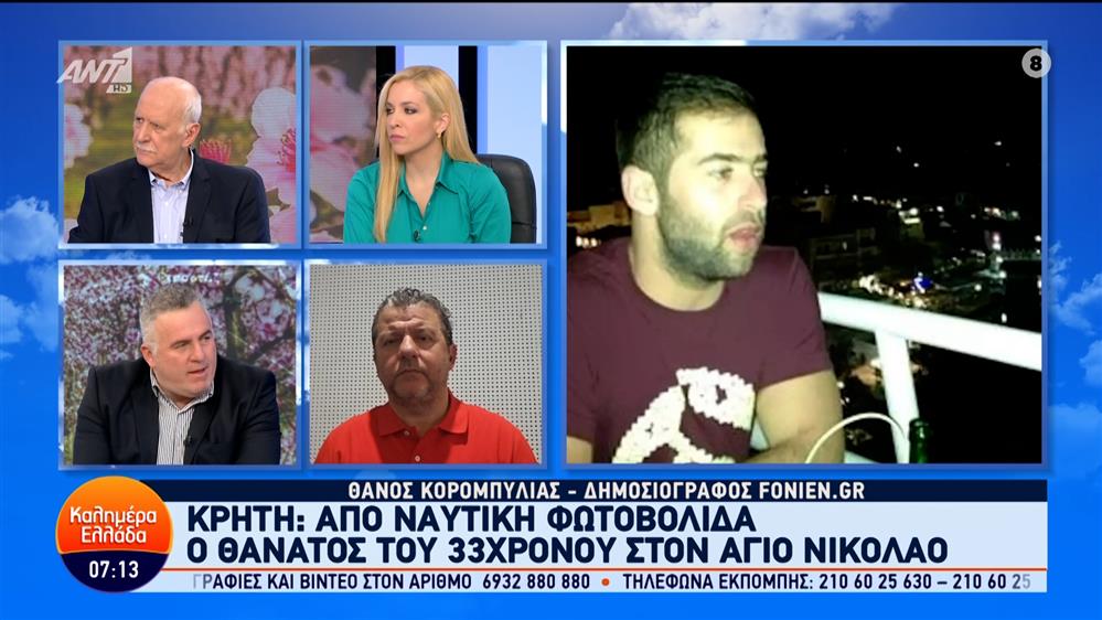 Κρήτη: Από ναυτική φωτοβολίδα ο θάνατος του 33χρονου στον Άγιο Νικόλαο – Καλημέρα Ελλάδα – 19/03/2024